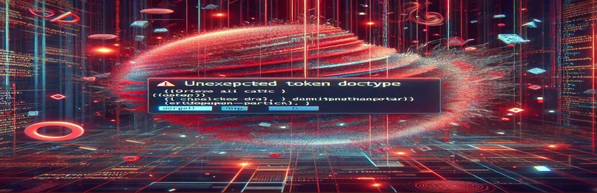 Giải quyết Lỗi tạo nội dung của Vertex AI: DOCTYPE mã thông báo không mong đợi trong Node.js