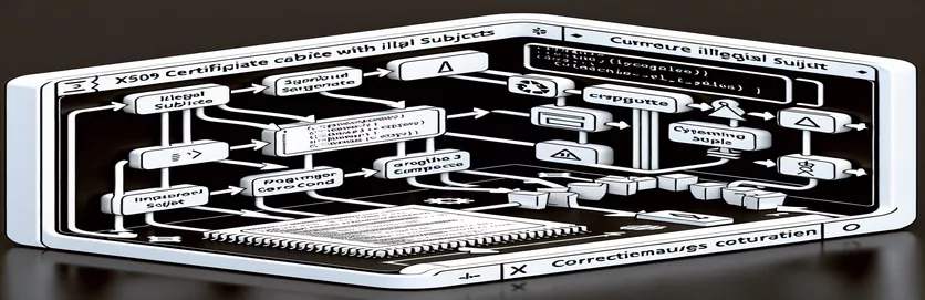 X.509 sertifikātu parsēšana ar nelegāliem subjektiem Go kriptotēkā