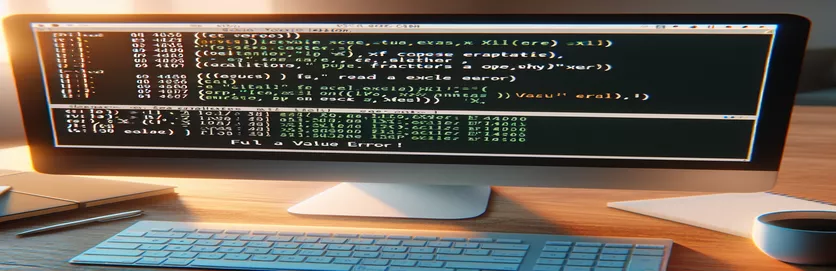 ValueError apstrāde, lasot Excel failus, izmantojot Pandas un OpenPyXL