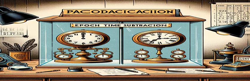 Analizzando lo strano risultato della sottrazione del tempo epocale nel 1927