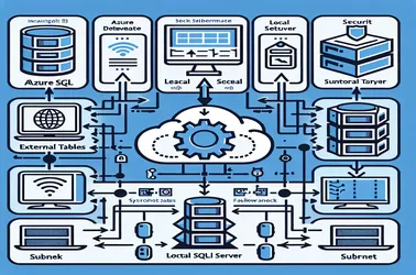 Azure SQL ਬਾਹਰੀ ਟੇਬਲ ਦੀ ਵਰਤੋਂ ਕਰਦੇ ਹੋਏ ਉਸੇ ਸਬਨੈੱਟ 'ਤੇ ਸਥਾਨਕ SQL ਸਰਵਰ ਐਕਸੈਸ ਨੂੰ ਕਿਵੇਂ ਸੈੱਟ ਕਰਨਾ ਹੈ