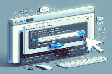 jQuery ਪ੍ਰਮਾਣਿਤ ਨਾਲ ਈਮੇਲ ਡੋਮੇਨ ਪਾਬੰਦੀਆਂ ਨੂੰ ਲਾਗੂ ਕਰਨਾ