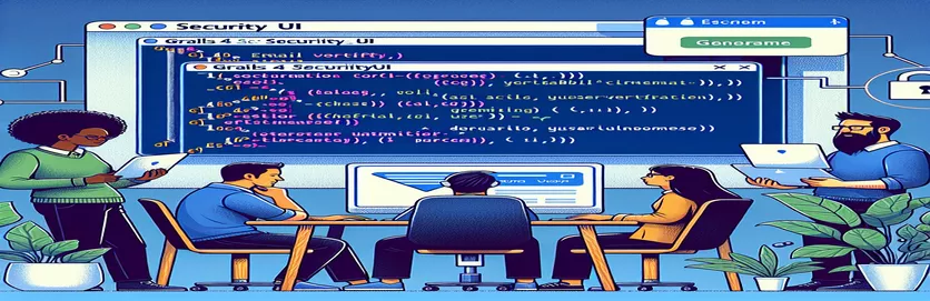 이메일 확인 및 사용자 잠금 해제를 위한 Grails 4 Security-UI 구현