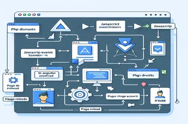العثور على عمليات إعادة تحميل صفحة PHP في iFrame باستخدام JavaScript وAngular