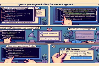 How to Ignore Package Lock for Dependencies on Git