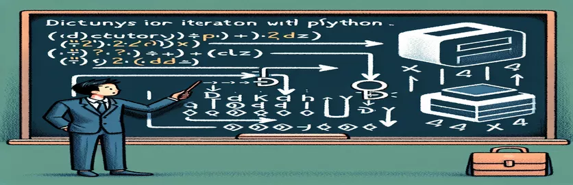 Comprensió de la iteració del diccionari amb bucles for a Python
