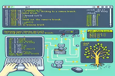 Прелазак на удаљену грану у Гиту