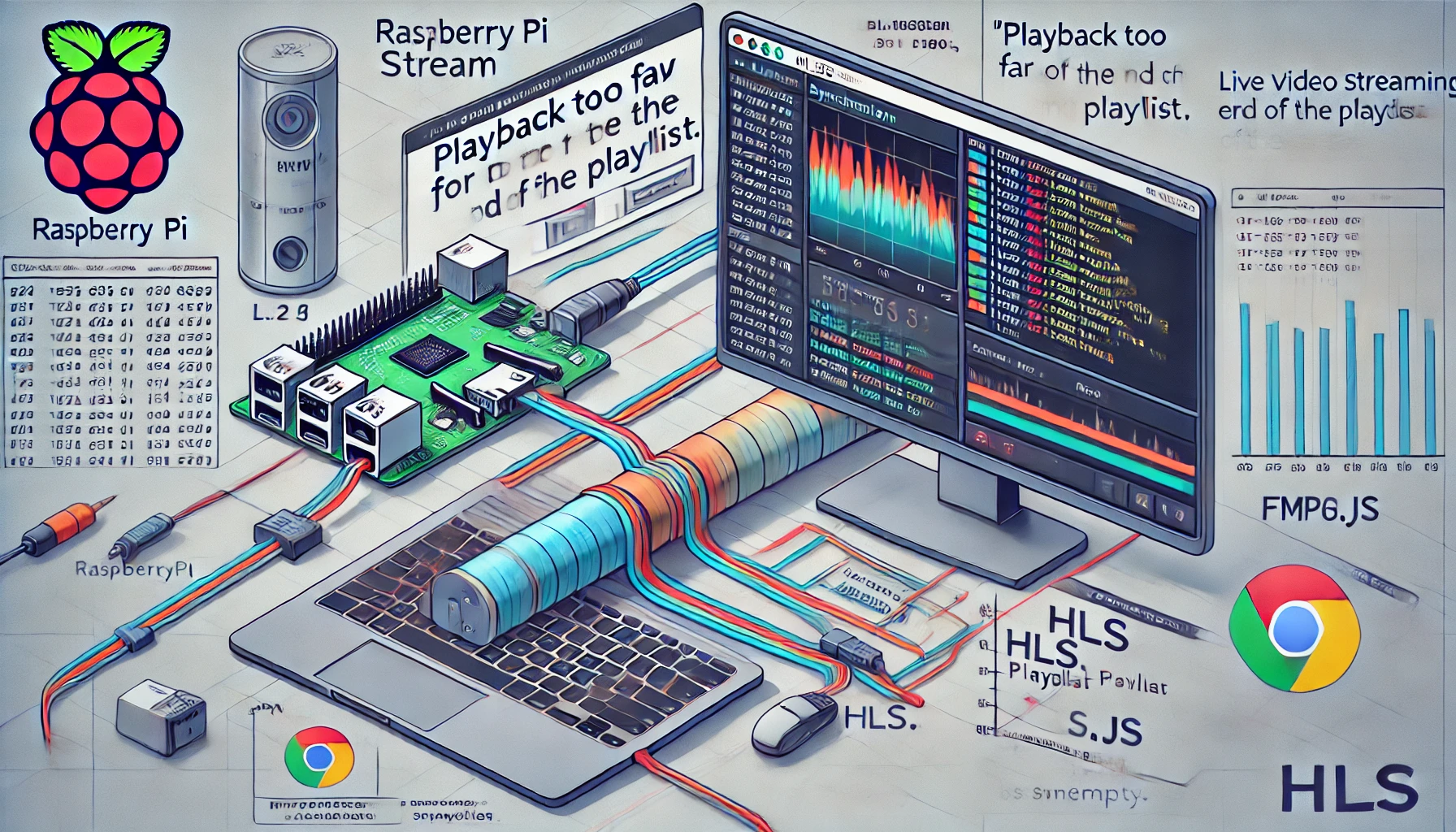 라이브 비디오 스트림의 HLS.js 재생 및 동기화 문제 해결