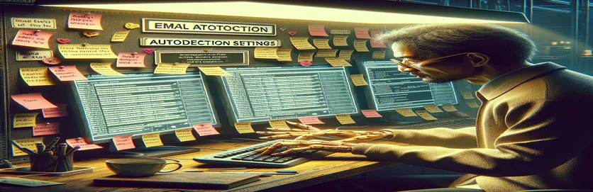 Solução de problemas de detecção automática de e-mail