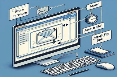 كيفية استخدام رابط mailto لإرفاق الملفات في رسائل البريد الإلكتروني