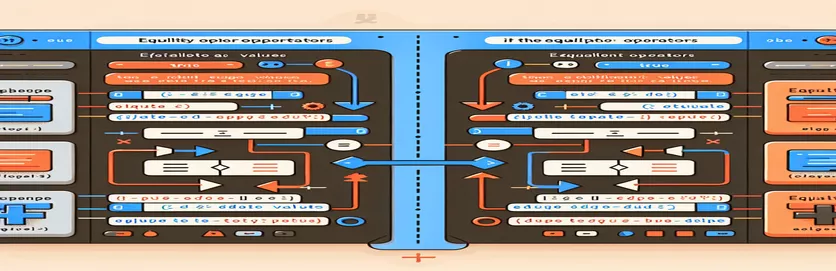 Compreendendo os operadores de igualdade JavaScript: == vs ===