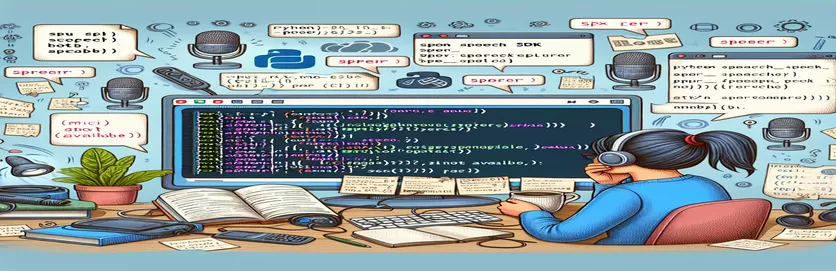Устранение SPXERR_MIC_NOT_AVAILABLE: устранение ошибки микрофона Python Azure Speech SDK