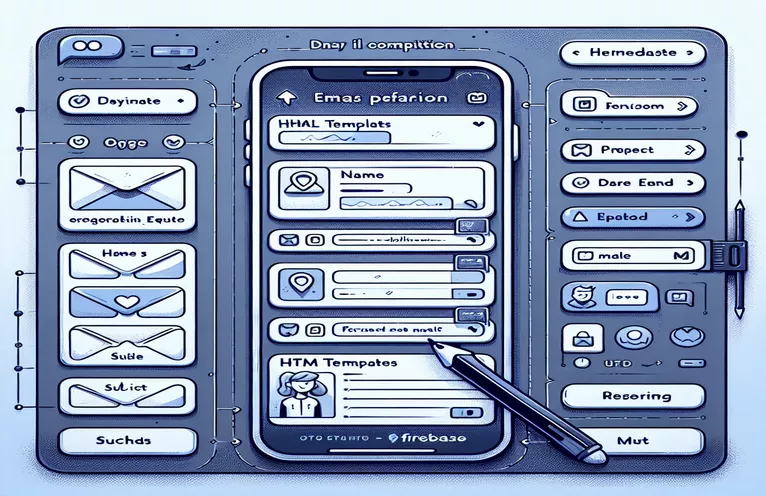 Sending customised emails with HTML templates using Firebase
