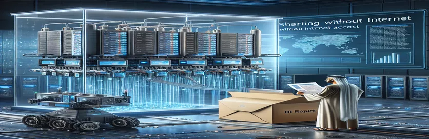 Automatización del uso compartido de informes de Power BI por correo electrónico sin acceso a Internet