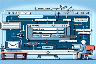 Integrering af e-mail-adresser i websteds-URL'er med PARAMS-metoden