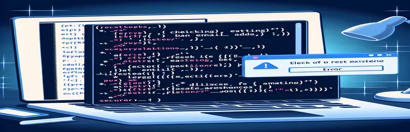 Email Existence Error in the Django REST Framework