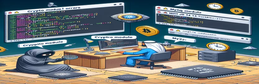 Rješavanje problema 'crypto' modula u Next.js 14 Turbo načinu rada s MySQL2