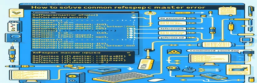 Como corrigir erro mestre RefSpec do GitHub