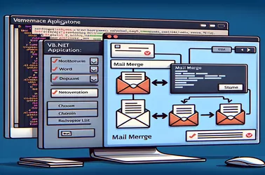 VB.NET பயன்பாடுகளில் Word Mail மெர்ஜ் செயல்பாட்டை ஒருங்கிணைத்தல்