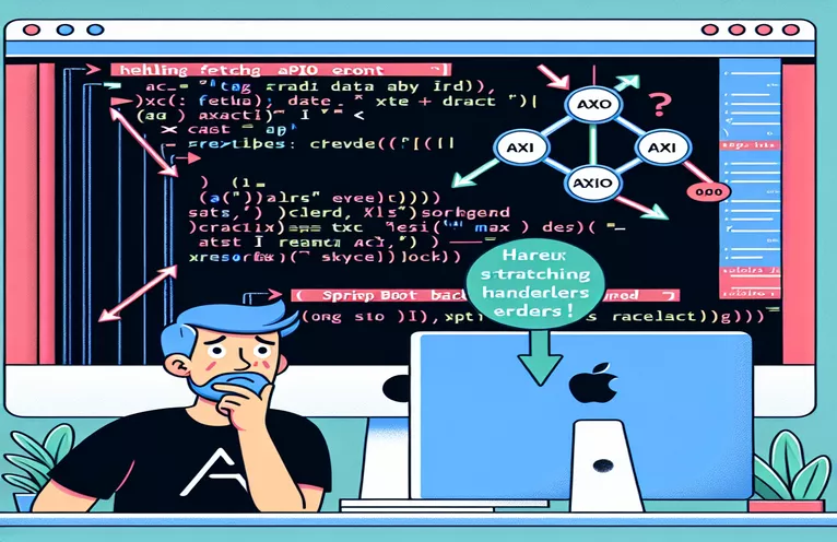 Správa chyb Axios při použití backendu Spring Boot k načtení dat API podle ID ve Vite+React