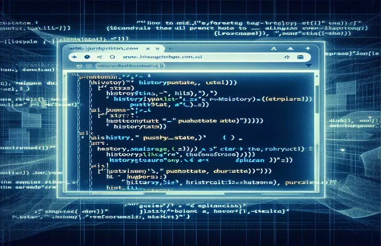 JavaScript Changes the URL Without Reloading the Page
