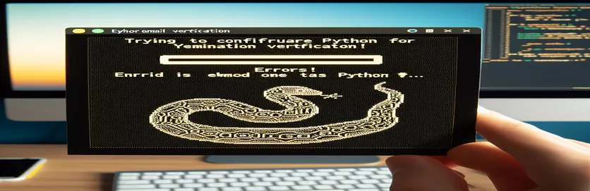 Giải quyết lỗi cấu hình xác minh email Python