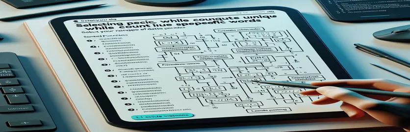 Sådan fjerner du bestemte ord fra Google Sheets, når du tæller unikke værdier