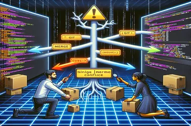 Управление конфликтами слияния в репозиториях Git