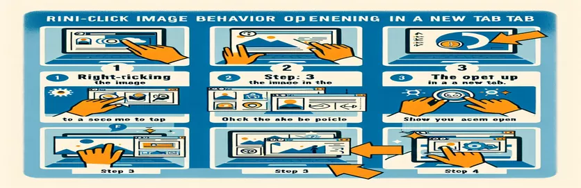 Cách điều chỉnh hành vi của hình ảnh khi chúng mở trong tab mới