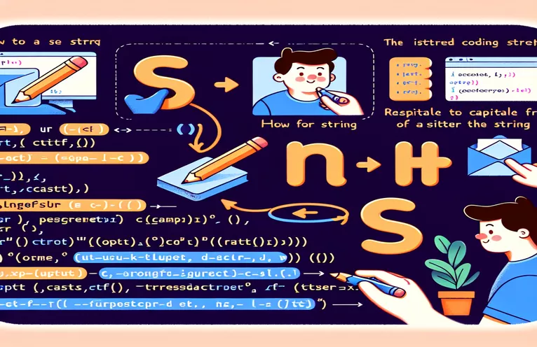 JavaScript: Capitalize a String Guide's First Letter