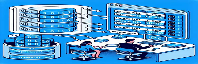 Come utilizzare SQL in Google BigQuery per formattare i nomi nel caso corretto