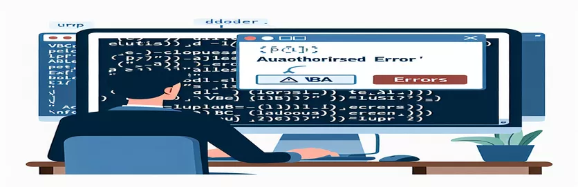 استخدام VBA لإصلاح الخطأ غير المصرح به عند تحميل الملفات إلى Google Drive
