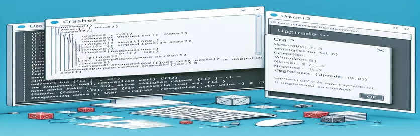 إصلاح تعطل مشروع C# WinUI 3 عند الترقية إلى .NET 8
