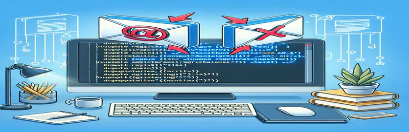 Gerenciamento eficiente de registros de e-mail duplicados no Supabase com Next.js