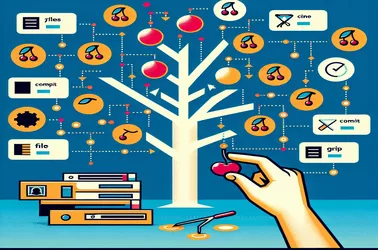 Как выбирать файлы между деревьями Git