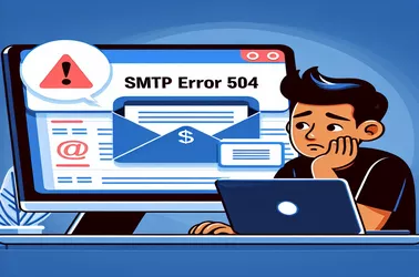 El. pašto priedų per SSL SMTP klaidos 504 sprendimas