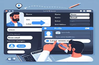 Hướng dẫn cập nhật email hồ sơ Laravel Breeze