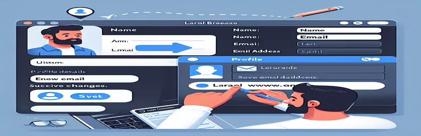 Посібник з оновлення електронної пошти профілю Laravel Breeze