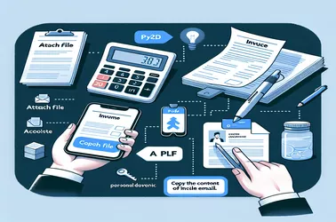 Как прикрепить PDF-файл и скопировать его в электронный счет Xero