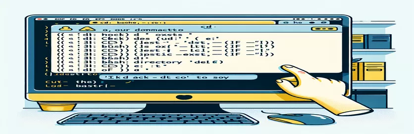Bash'te Bir Dizinin Var Olup Olmadığı Nasıl Kontrol Edilir