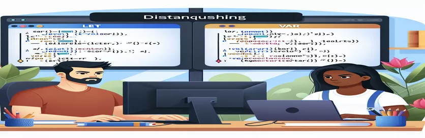Den Unterschied zwischen „let“ und „var“ in JavaScript verstehen