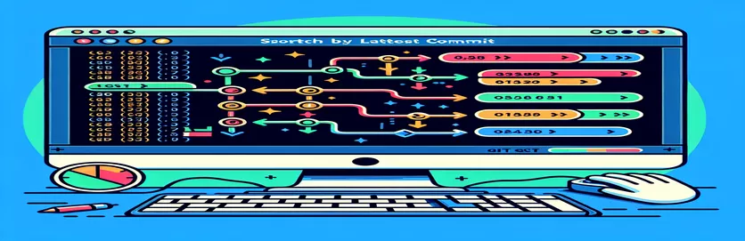 Cómo ordenar las ramas de Git según la última confirmación