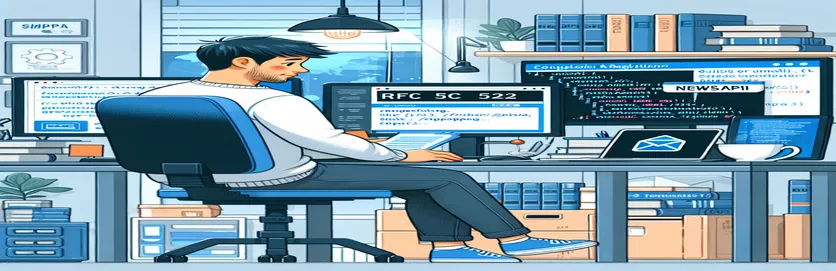 Giải quyết lỗi SMTPData: Đảm bảo email tuân thủ RFC 5322 bằng NewsAPI