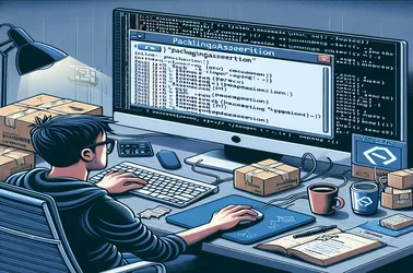 PackagingAssertion klaidų sprendimas Node.js programoje „VirtualBox“.