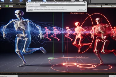 Correction du désalignement des actifs physiques d'Unreal Engine dans le mouvement du maillage squelettique personnalisé