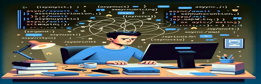 إتقان المزامنة/الانتظار: التعامل مع سلاسل الوظائف غير المتزامنة في جافا سكريبت