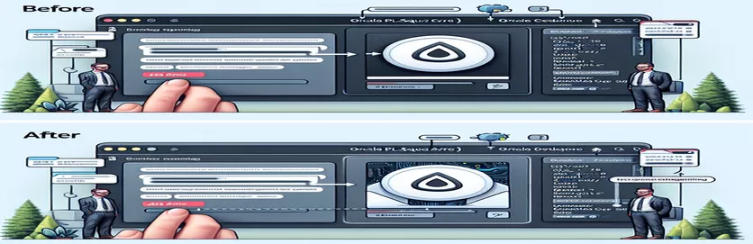 Resolvendo imagens borradas em rodapés de email do Oracle PL/SQL