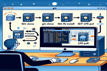 Как получить файлы из репозитория Git с помощью LFS