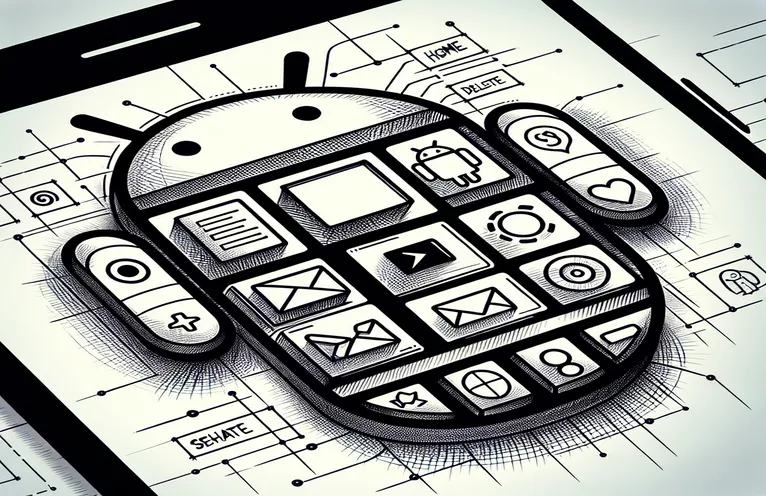 解决 Android 按钮中的可绘制图标对齐问题
