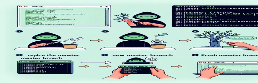 Hoe de Master Branch in Git volledig te vervangen